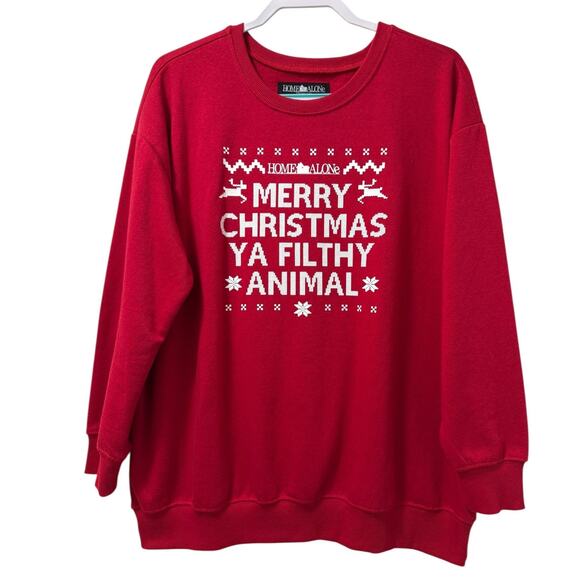 Torrid 1 (1X 14/16) Home Alone Christmas Movie Cozy Fleece Pullover Sweatshirt - Picture 1 of 3